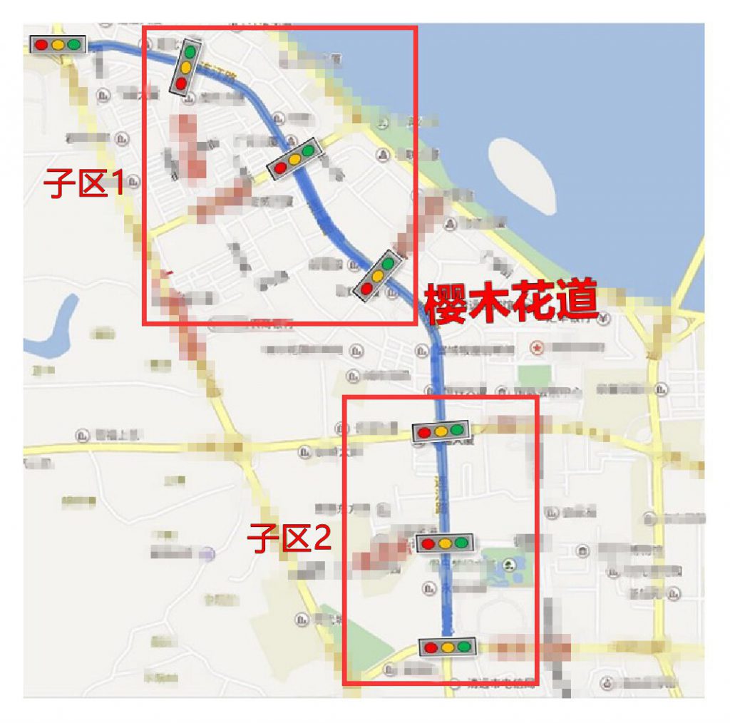 圖1 櫻木花道路段走向