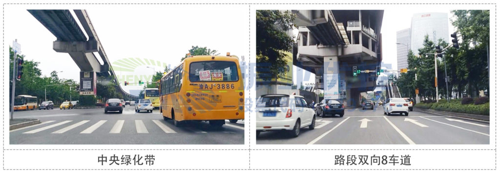 圖2 金開大道基礎信息調(diào)查圖