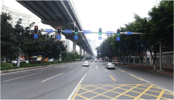 圖6 路口運(yùn)行預(yù)期效果圖