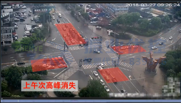 圖13 路口上午次早高峰消失