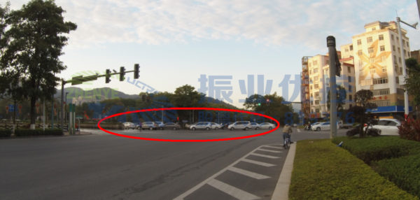 圖3 早高峰鳳凰橋北側(cè)育華路北往南方向回溢