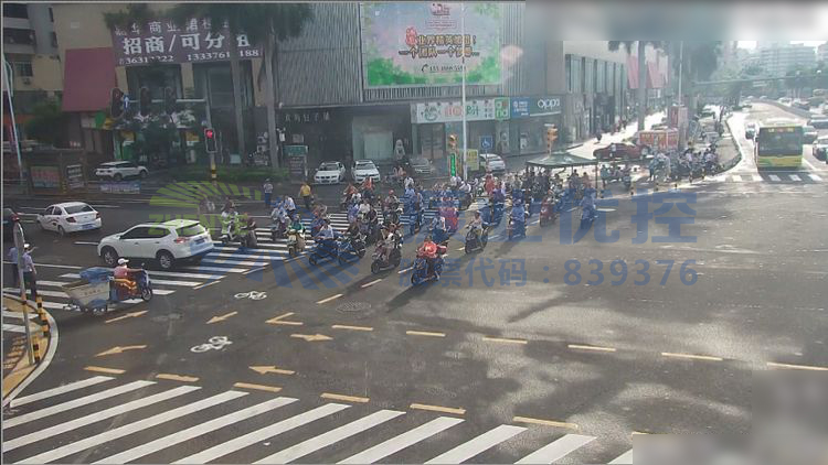 圖9 優(yōu)化后非機動車運行的交通情況