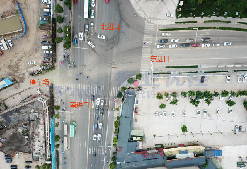 圖1 路口實景圖