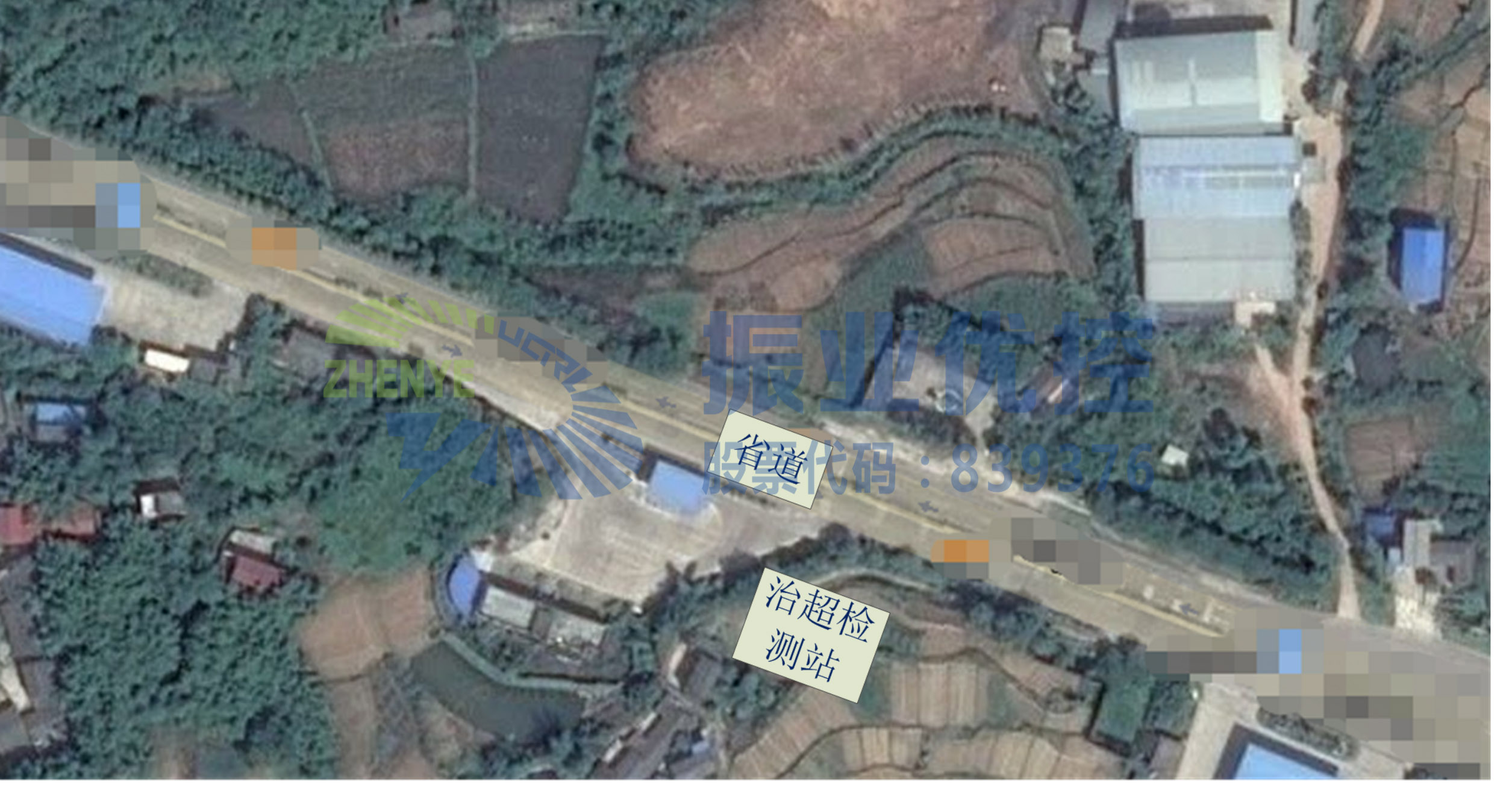 圖1 治超檢測(cè)站地理位置