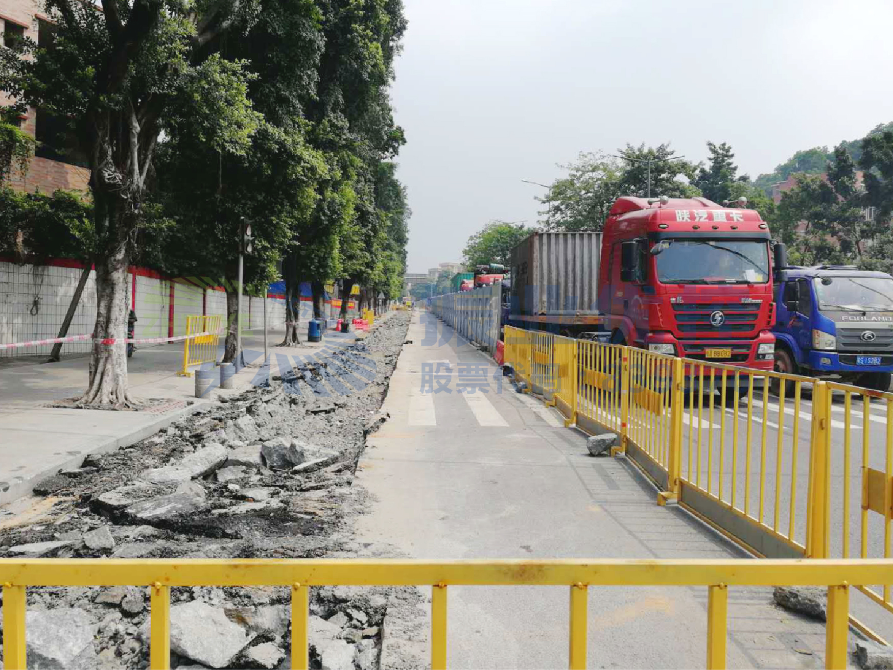 圖5 優(yōu)化前道路交通情況