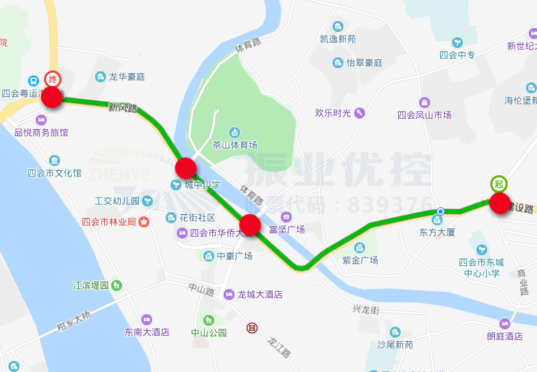 圖1 道路地理位置圖