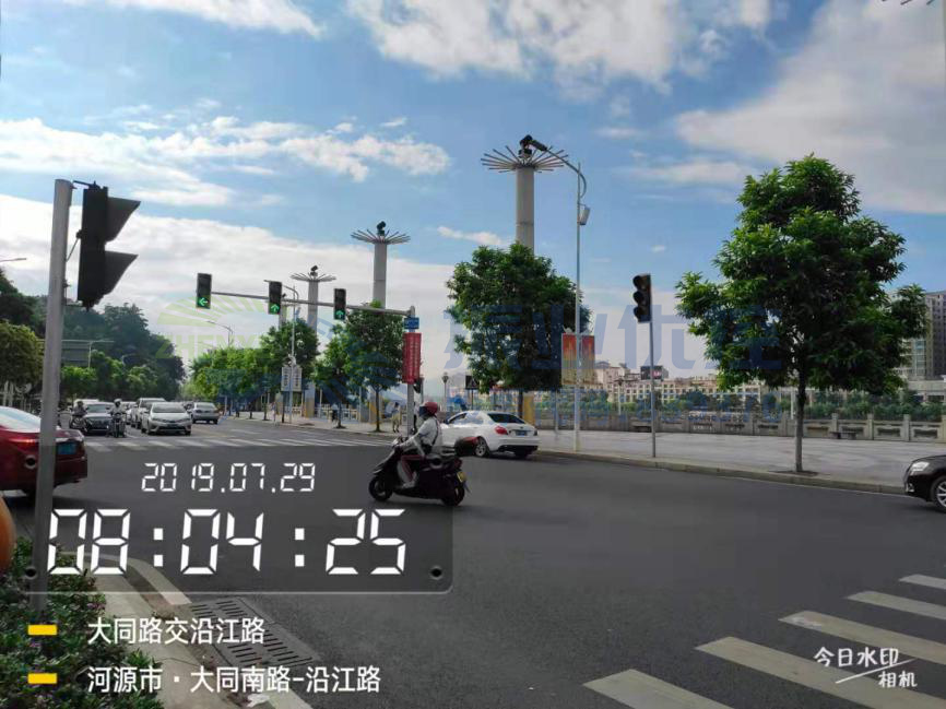 圖9 路口沖突減少，無車輛滯留路口