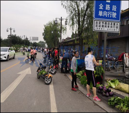 圖2 擺攤設(shè)點(diǎn)現(xiàn)象較多