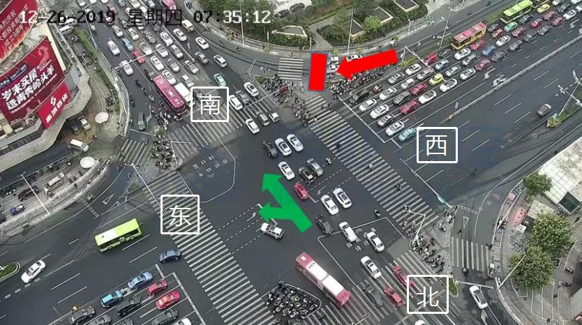 圖10 路口西進(jìn)口右轉(zhuǎn)燈控圖(優(yōu)化后)