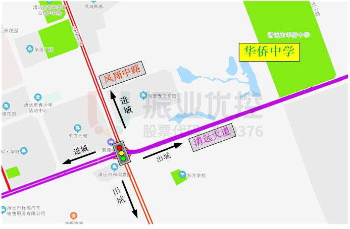 圖1 路口點位示意圖