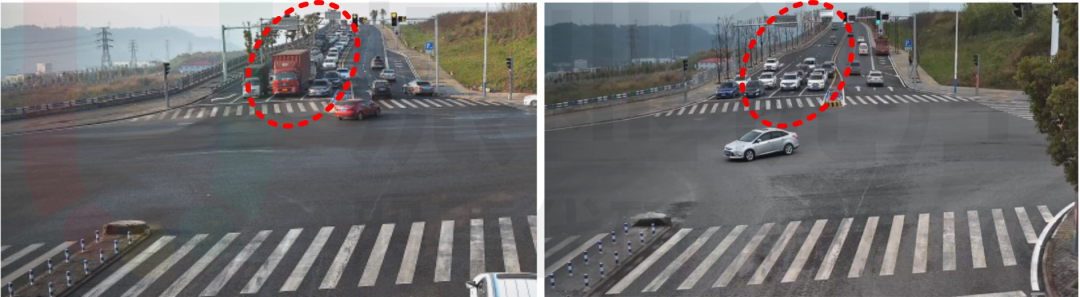 圖16 臨時(shí)便道-泰和路路口優(yōu)化前后對(duì)比