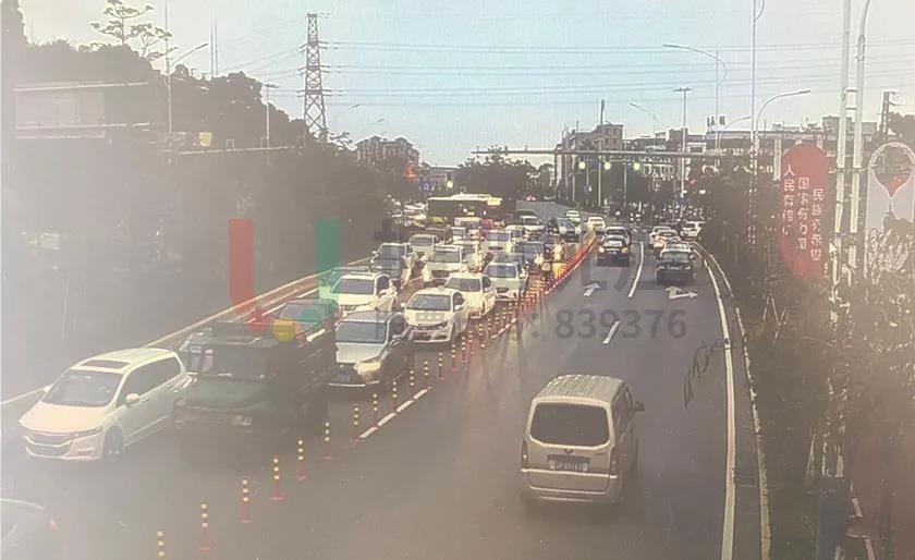 圖20 南進(jìn)口排隊回溢