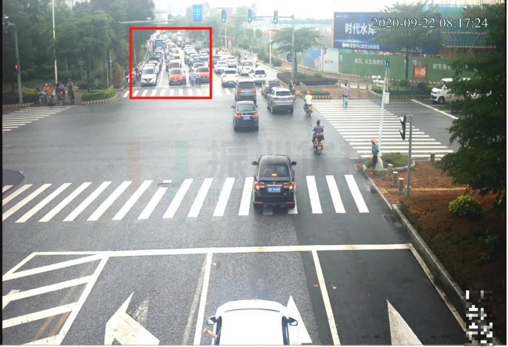 圖4 南進(jìn)口車(chē)輛排隊(duì)情況(優(yōu)化前)