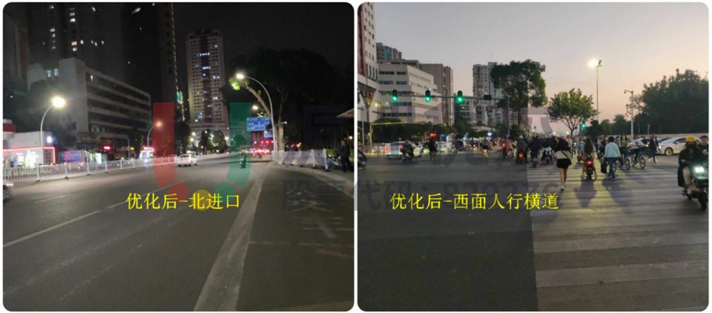 圖13 路口晚高峰運行情況(優(yōu)化后)