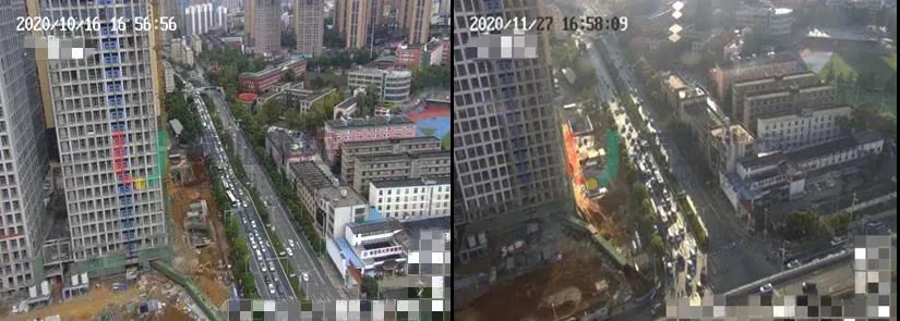 圖11 優(yōu)化前后南口排隊(duì)長度