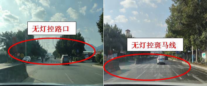 圖2 無燈控路口圖
