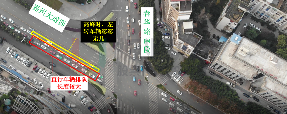 圖5 嘉州大道西問題示意圖