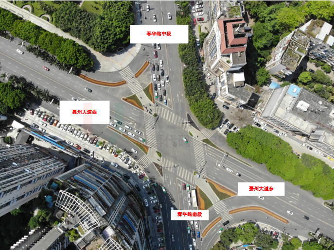 圖3 路口航拍圖