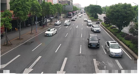 圖8 優(yōu)化后路段通行順暢