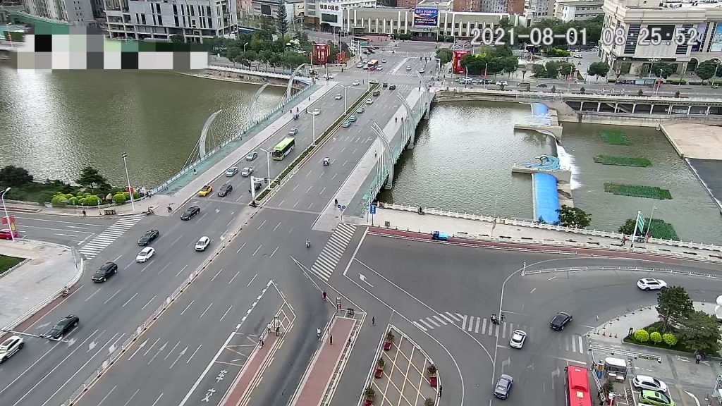 圖12 濱河路-解放橋路口全息雷達(dá)方案調(diào)優(yōu)后