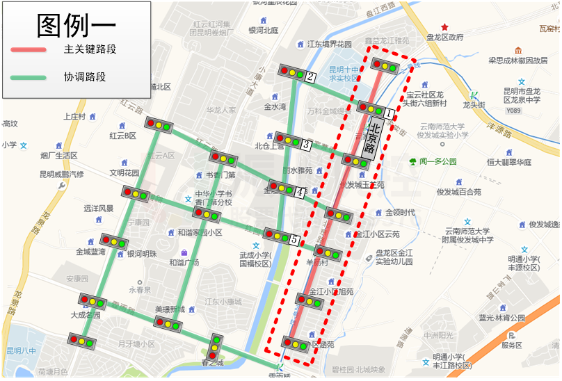 圖6 主關(guān)鍵路段示意圖