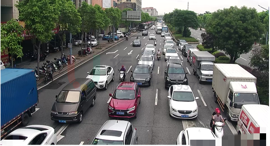 圖4 北往南方向車流量大