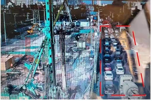 圖6 西進(jìn)口車輛排隊長度較長