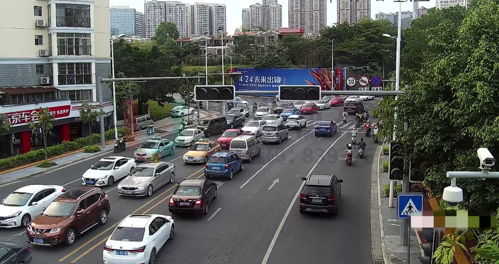 圖4 路段北往南方向車輛無法及時消散