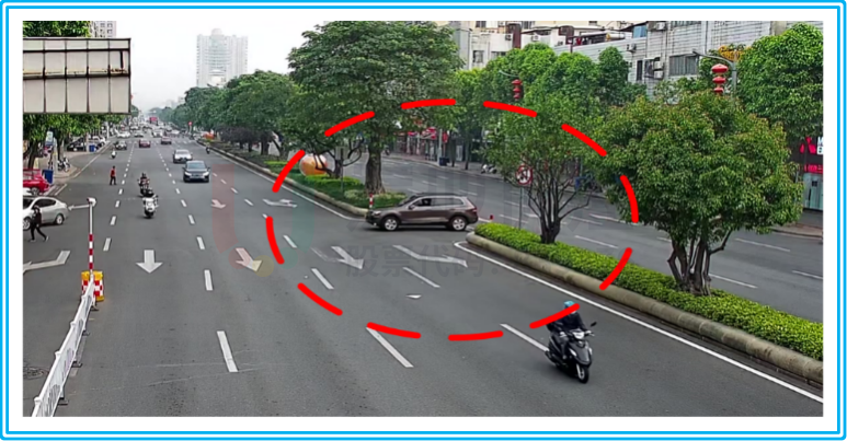 圖6 掉頭口小車逆行現(xiàn)象