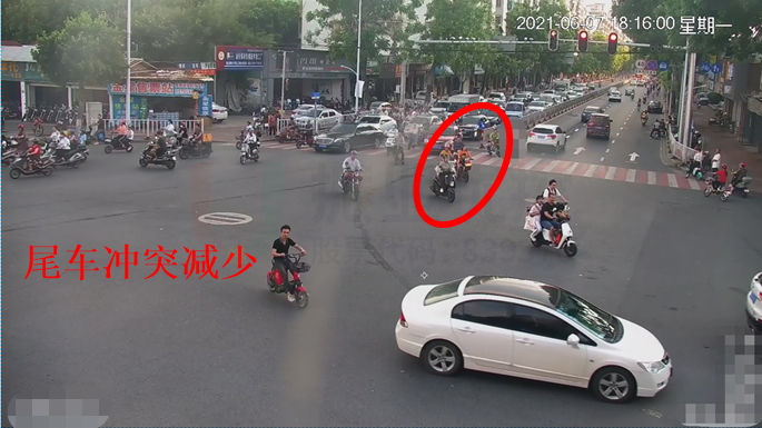 圖11 尾車沖突減少(優(yōu)化后)