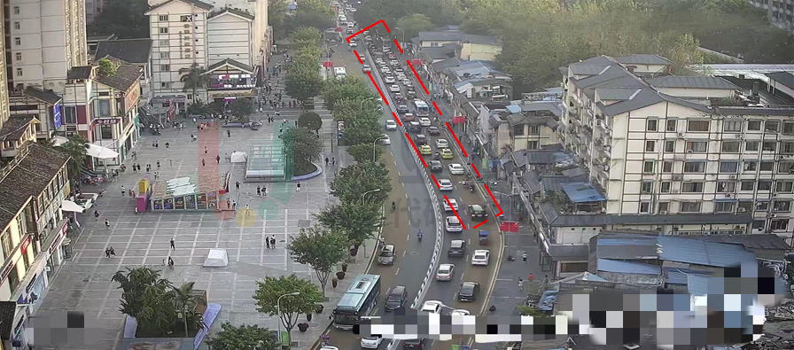 圖4 車(chē)輛積壓嚴(yán)重