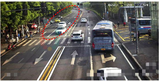 圖10 路口北進(jìn)口運(yùn)行情況(優(yōu)化后)