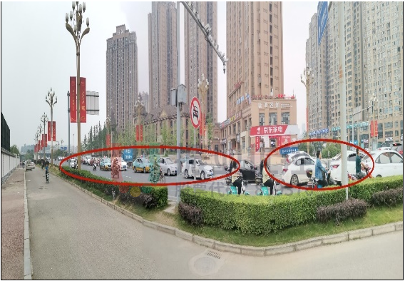 圖4 早、晚高峰北進(jìn)口排隊(duì)圖